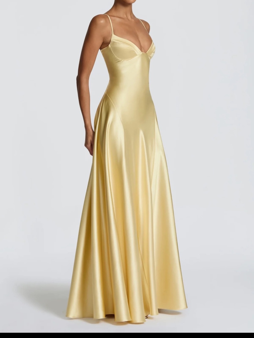 NWT Babyboo Asterin Maxi Dress - Lemon - Size L